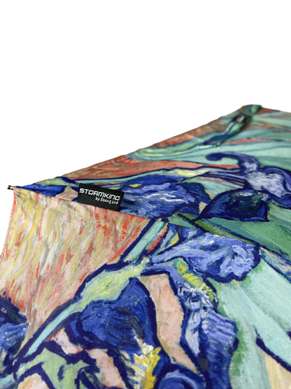 StormKing Folding Art Umbrella Van Gogh Irises by Soake