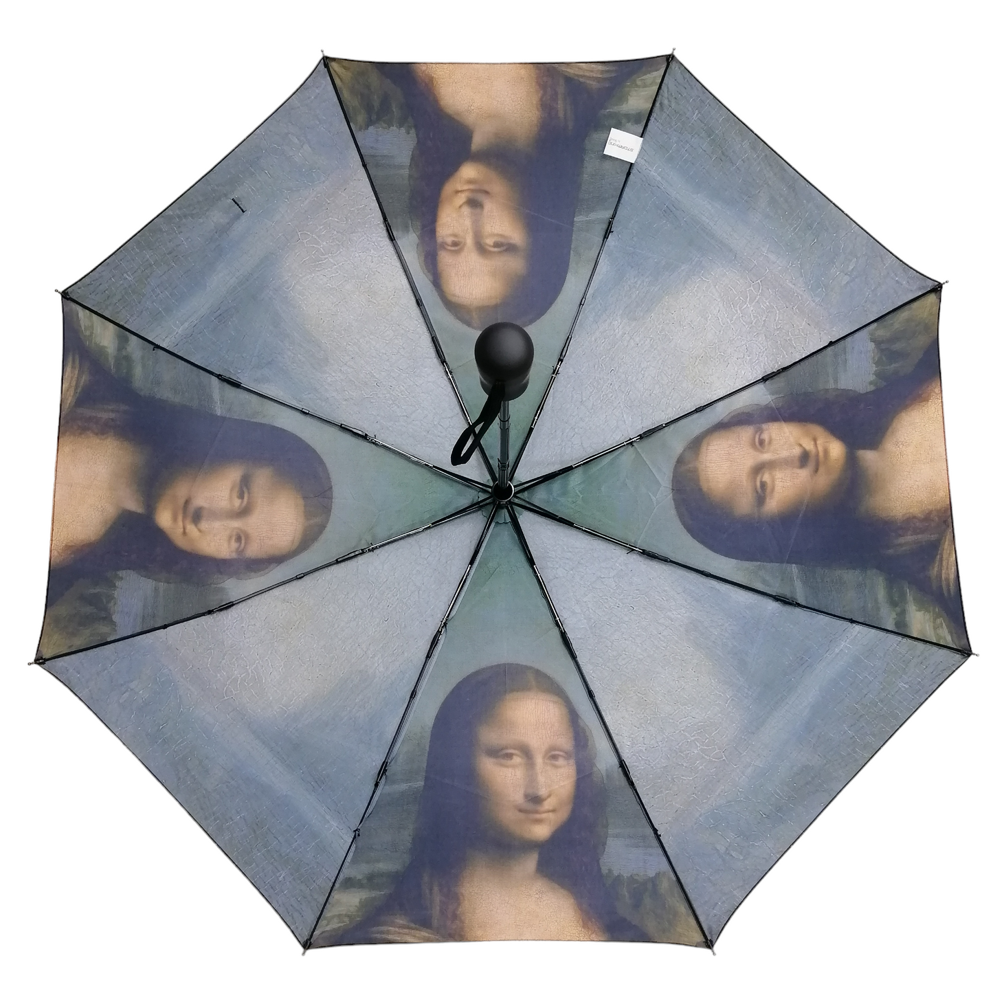 StormKing Art Collection De Vinci Moan Lisa Folding Umbrella by Soake