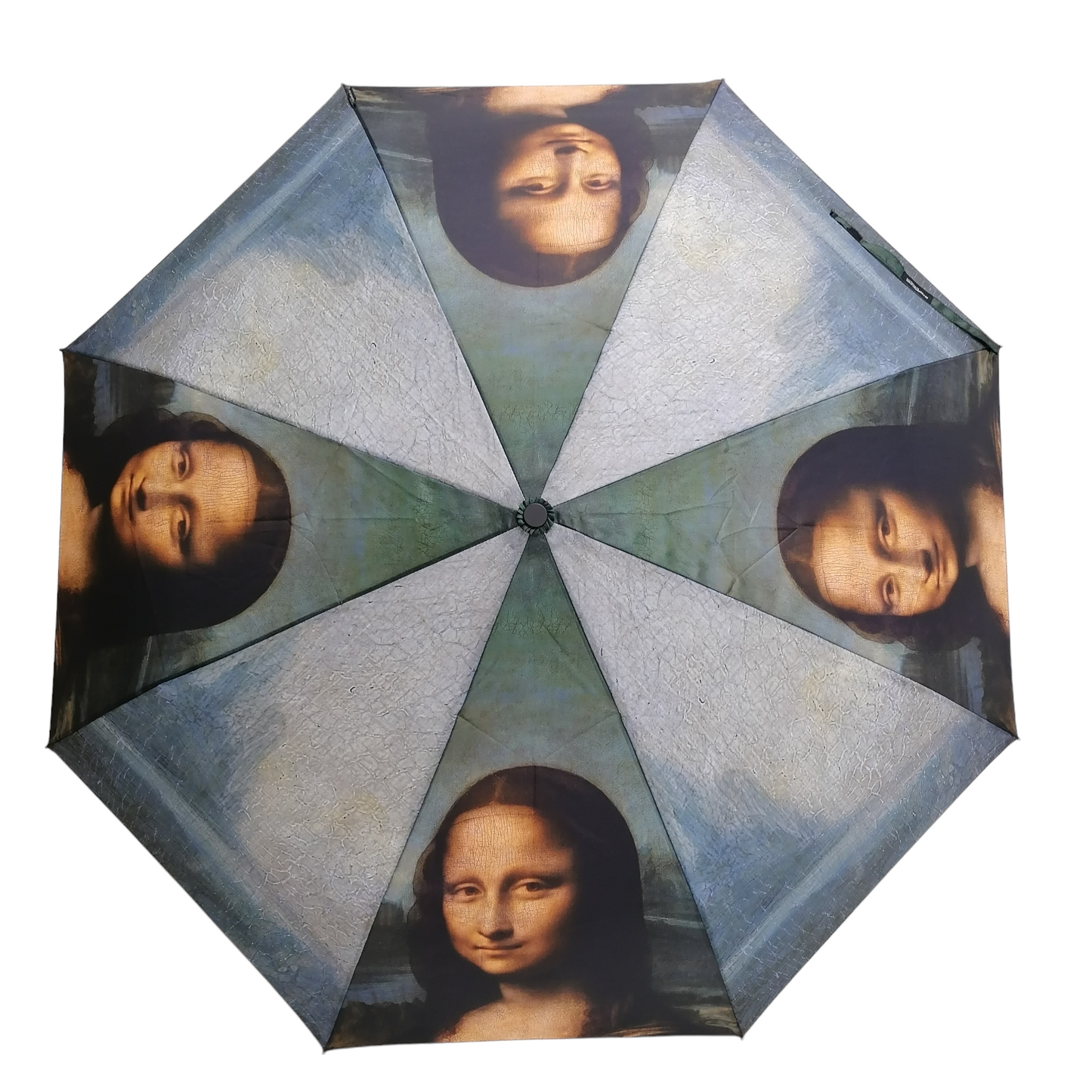 StormKing Art Collection De Vinci Moan Lisa Folding Umbrella by Soake