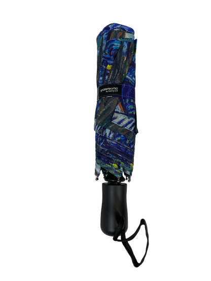 StormKing Art Van Gogh Starry Night Folding Umbrella by Soake