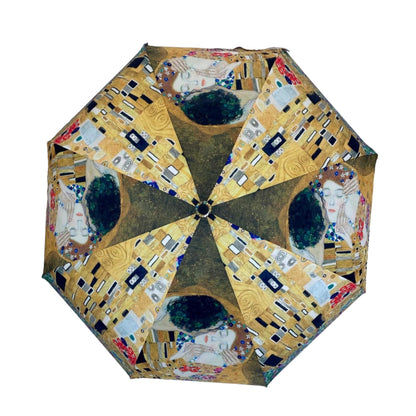 StormKing Art Collection Klimt The Kiss Folding Umbrella by Soake