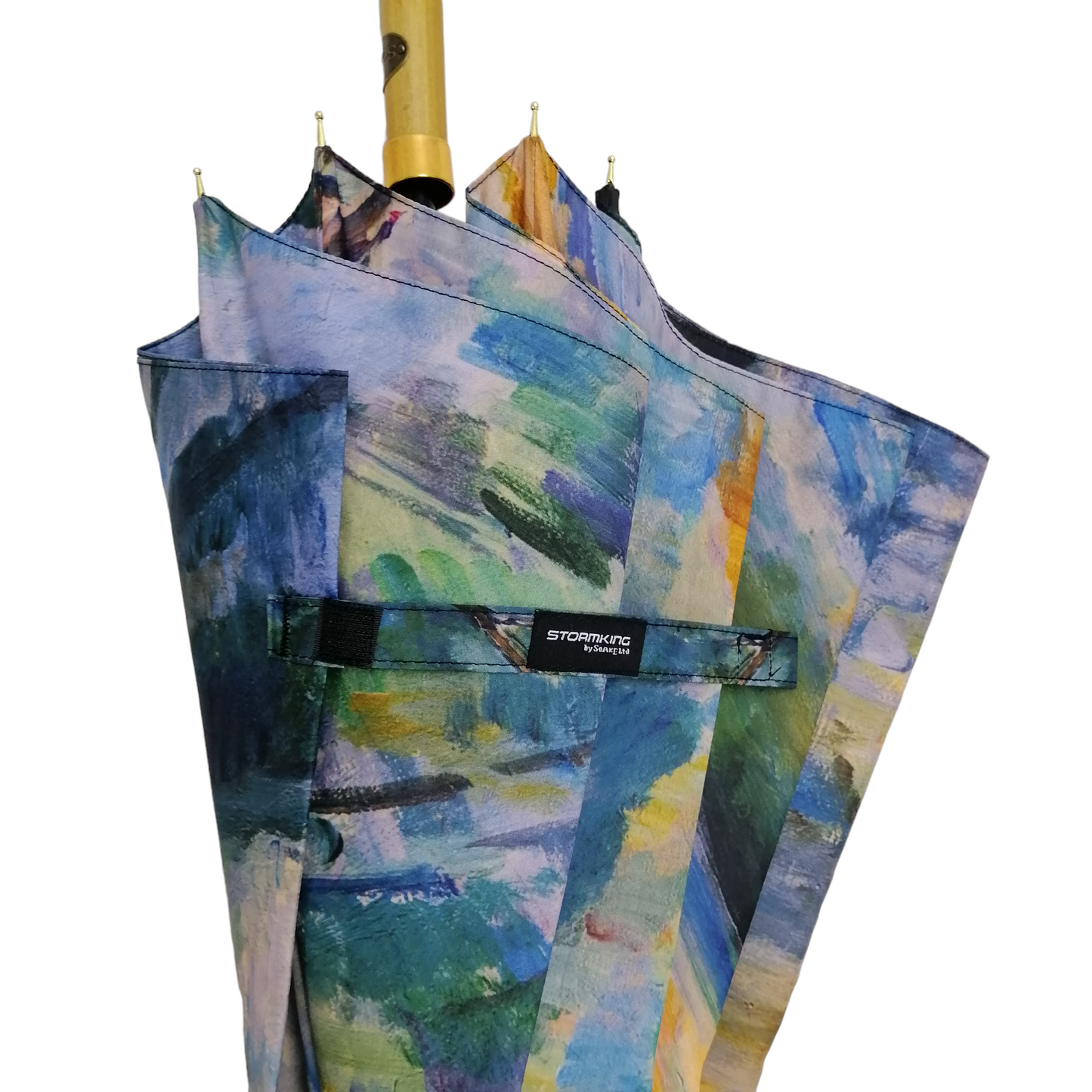 StormKing Art Cezanne The Brook Classic Stick Umbrella by Soake