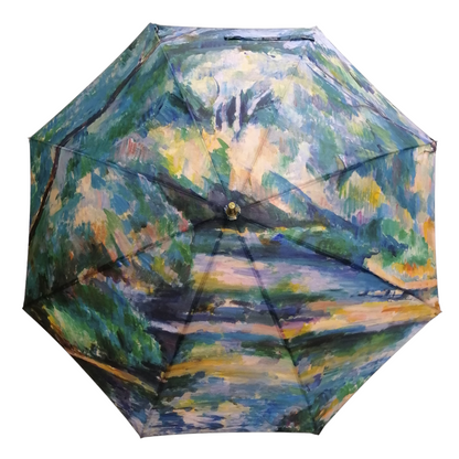 StormKing Art Cezanne The Brook Classic Stick Umbrella by Soake