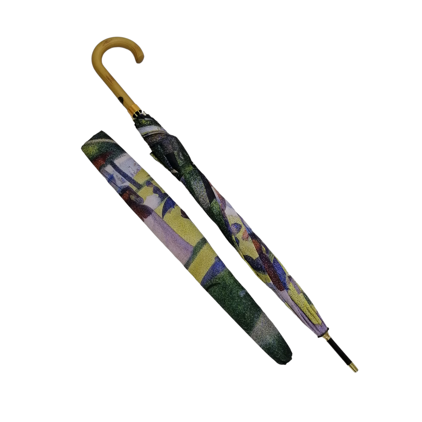 StormKing Art Seurat La Grande Jatte Classic Stick Umbrella by Soake