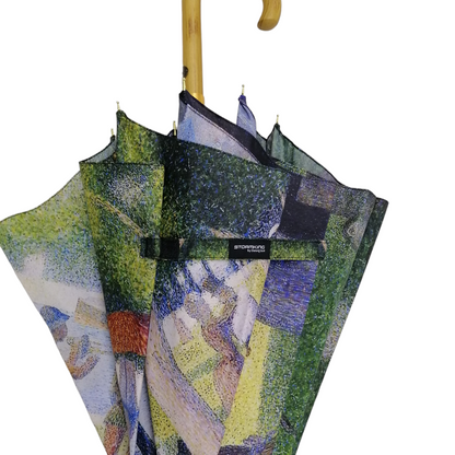 StormKing Art Seurat La Grande Jatte Classic Stick Umbrella by Soake