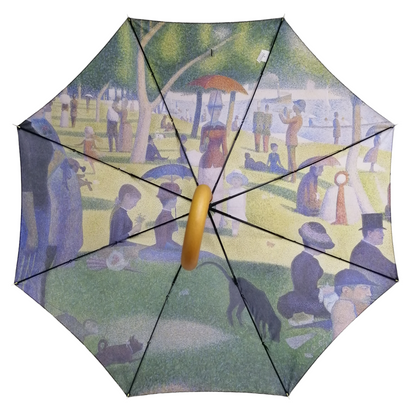 StormKing Art Seurat La Grande Jatte Classic Stick Umbrella by Soake
