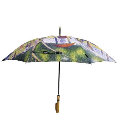StormKing Art Seurat La Grande Jatte Classic Stick Umbrella by Soake