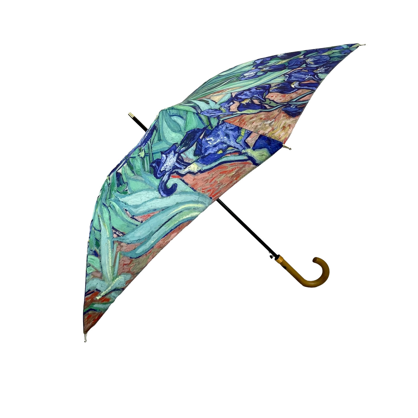 StormKing Art Van Gogh Irises Classic Stick Umbrella by Soake