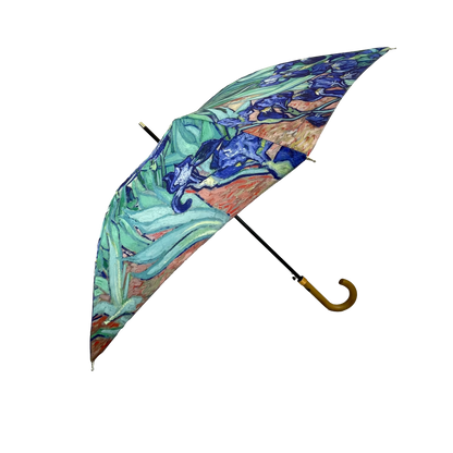 StormKing Art Van Gogh Irises Classic Stick Umbrella by Soake