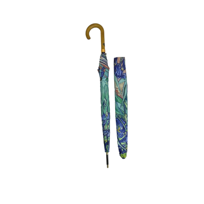 StormKing Art Van Gogh Irises Classic Stick Umbrella by Soake