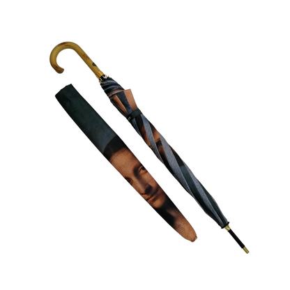 StormKing Art De Vinci Mona Lisa Classic Stick Umbrella by Soake