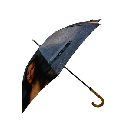 StormKing Art De Vinci Mona Lisa Classic Stick Umbrella by Soake