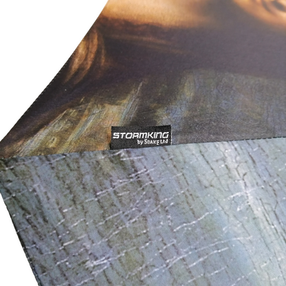StormKing Art De Vinci Mona Lisa Classic Stick Umbrella by Soake