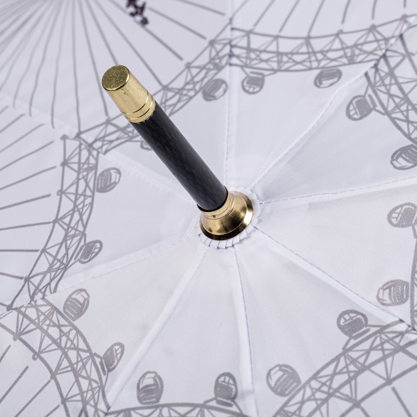 StormKing Classic City Collection London Black and White Umbrella by Soake