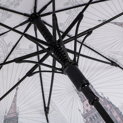 StormKing Classic City Collection London Black and White Umbrella by Soake