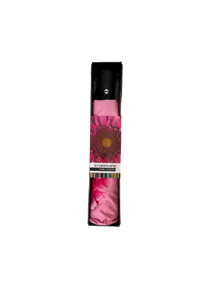 StormKing Folding Floral Umbrella Gerbera Daisy