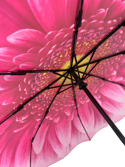 StormKing Folding Floral Umbrella Gerbera Daisy