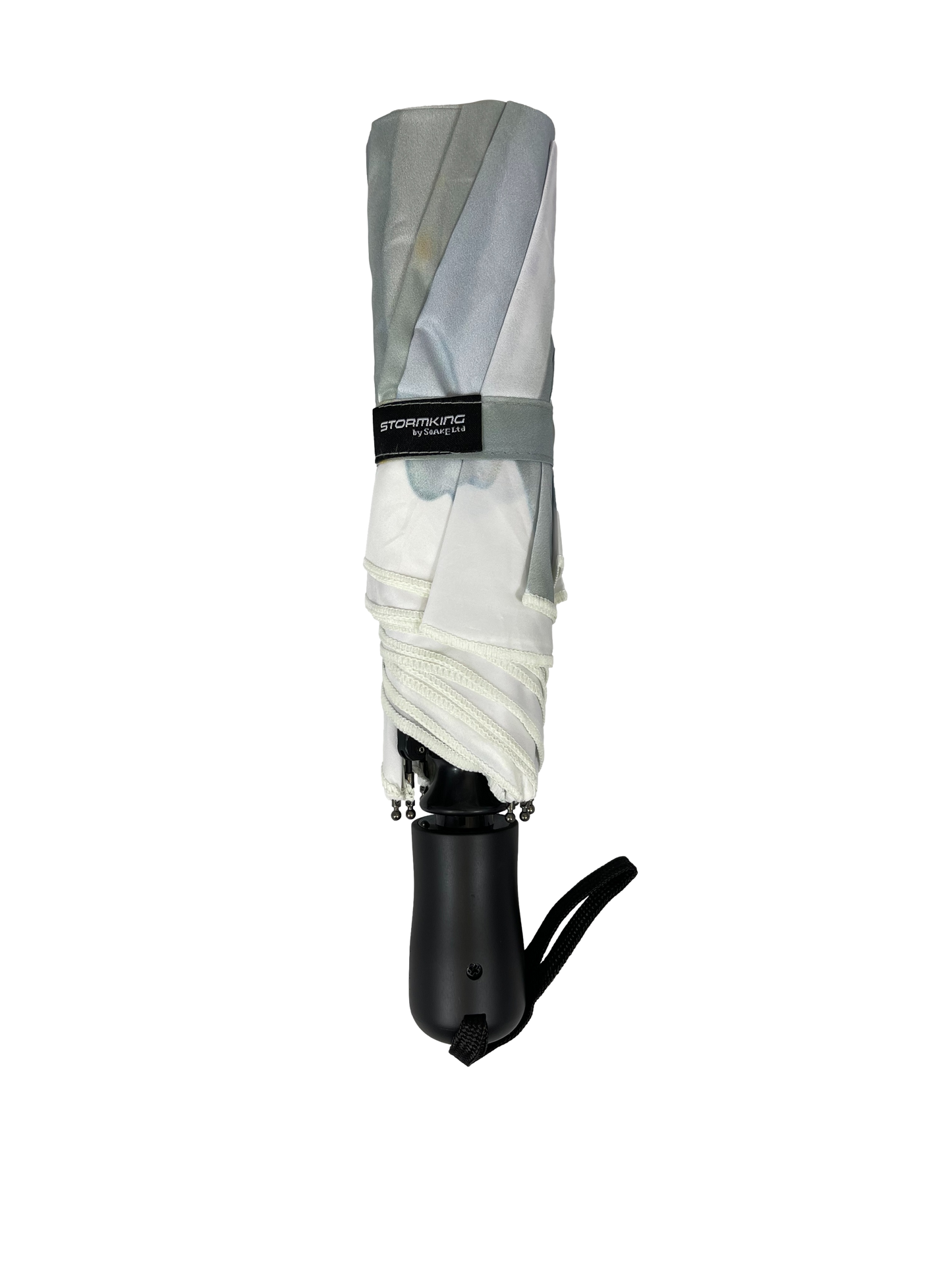 StormKing Folding Floral Umbrella White Daisy