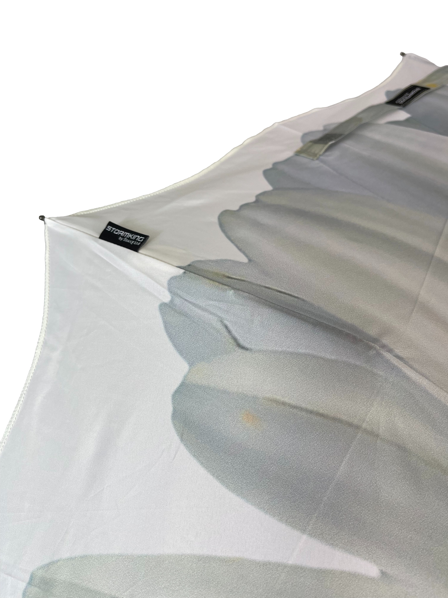 StormKing Folding Floral Umbrella White Daisy