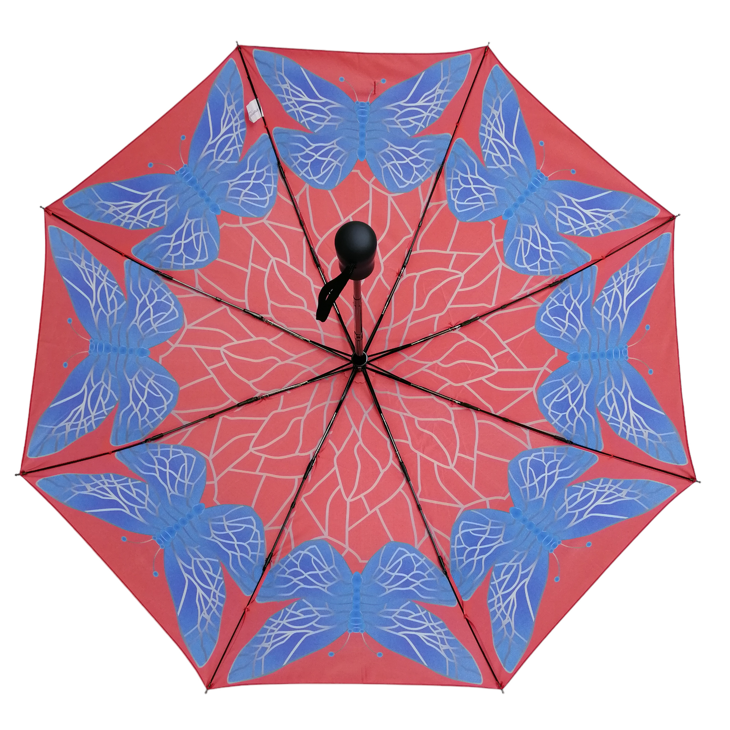 StormKing Folding Nature Umbrella Stained Glass Butterfly