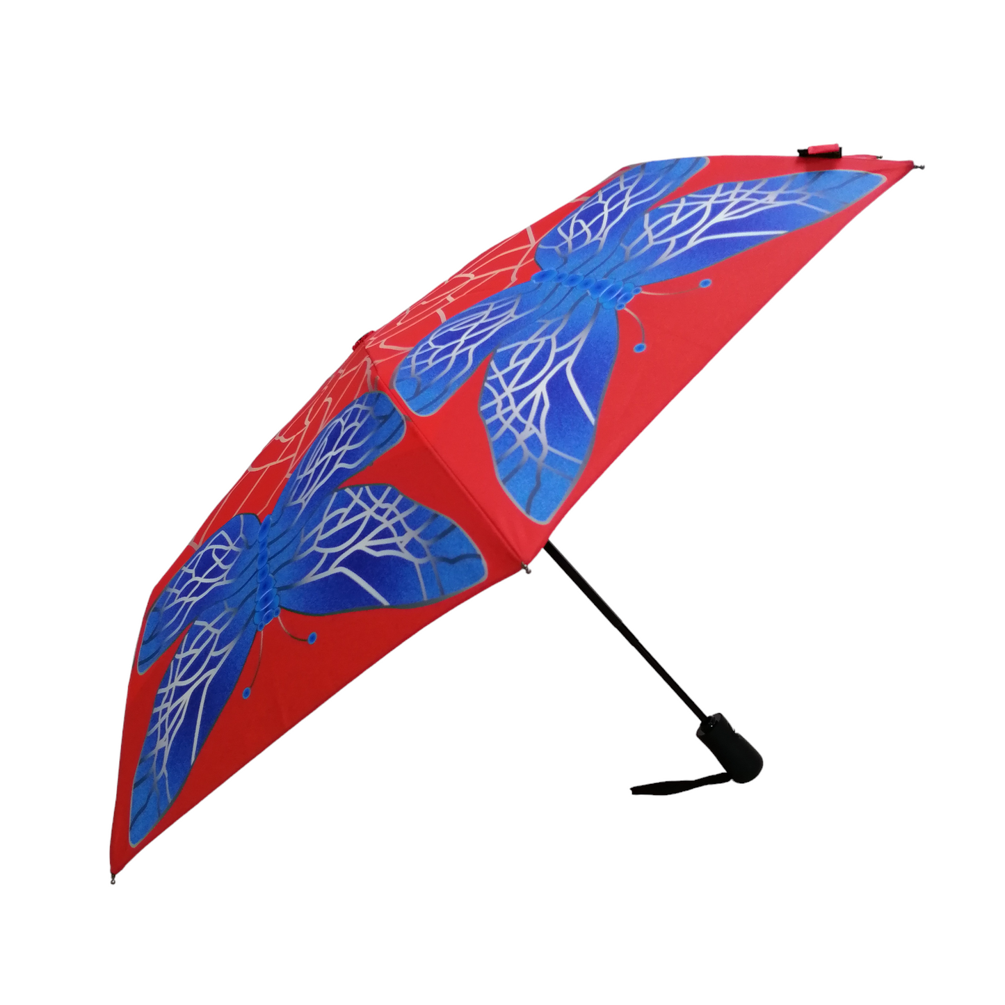 StormKing Folding Nature Umbrella Stained Glass Butterfly