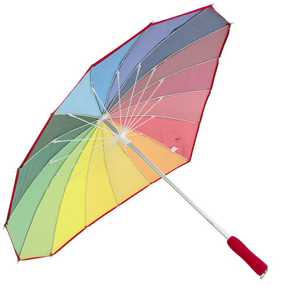 Boutique Heart Umbrella Rainbow