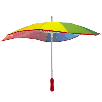 Boutique Heart Umbrella Rainbow